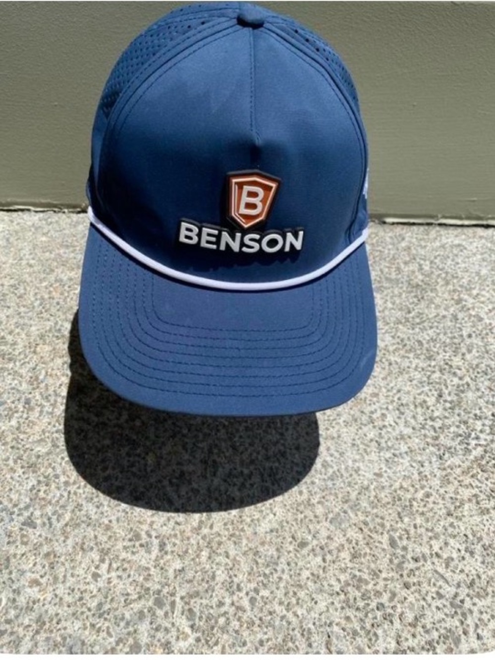 Benson Navy Performance Snapback Hat